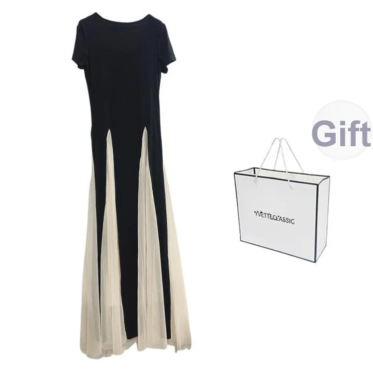 KUNZHUDAXIANG Short Sleeved Dress Women's-8
