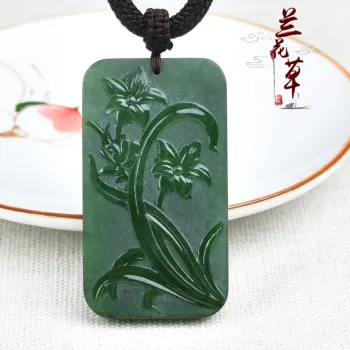 Yi Zhen Ge Hetian Jade Pendants Jasper Unisex