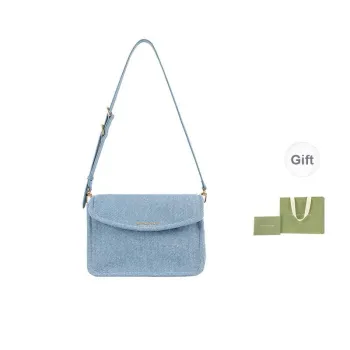 VANESSA HOGAN Denim Crossbody Bag Shoulder Bag Women's Blue