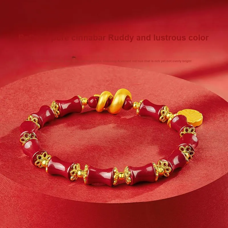 Yi Mingju Cinnabar Bracelets Women's-2