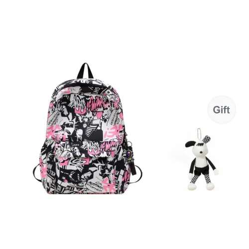 BRABOSTON Nylon Backpack Regular Unisex Pink/Gray/Green/Blue/Navy Blue