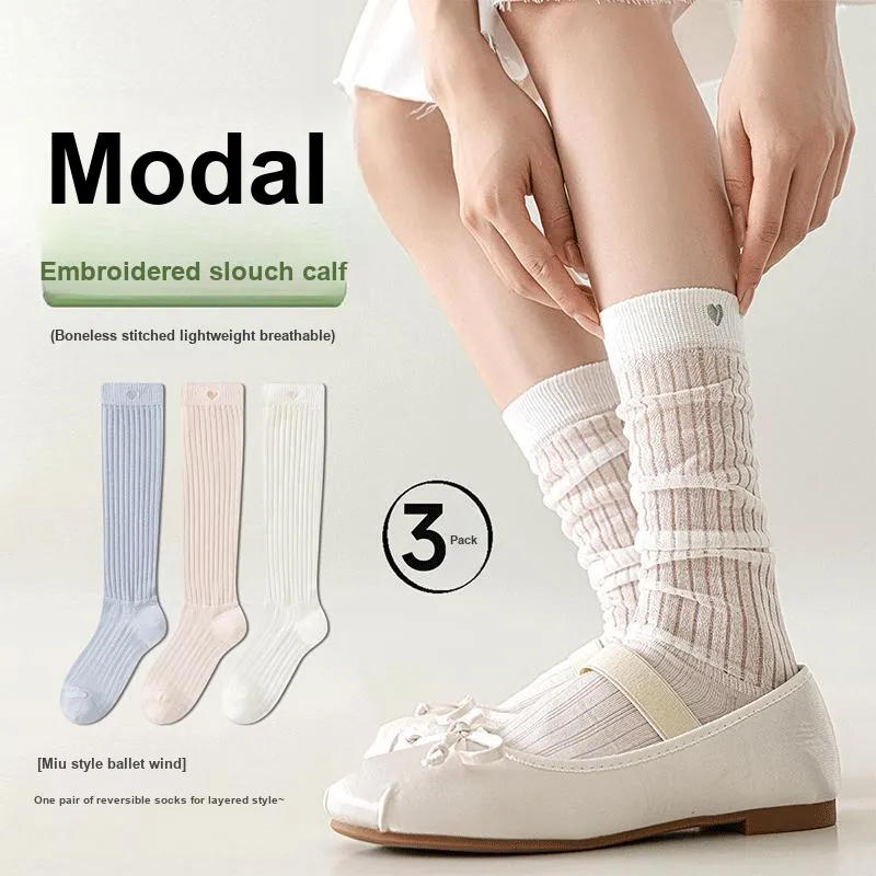 MIZU Knee High Socks Women's 3 Pack-7