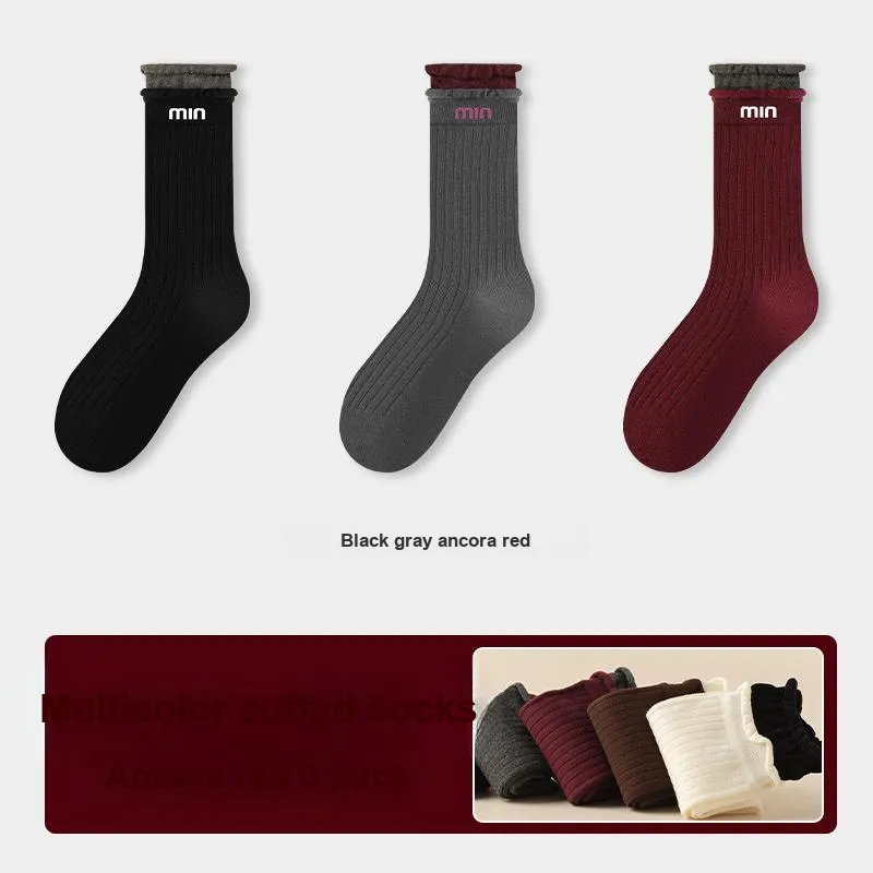 KJ Mid Calf Socks Women's 2/3 Pack-25