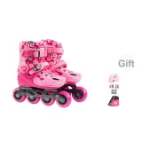 Lock Wheel Style Pink Exclusive Clothing Sets[Helmet+Turtle Protective Gear+Mesh Bag]