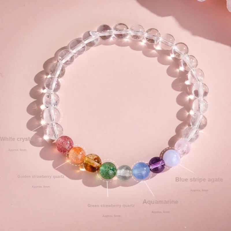 RIXIANGWAN Crystal Bracelets Unisex-3