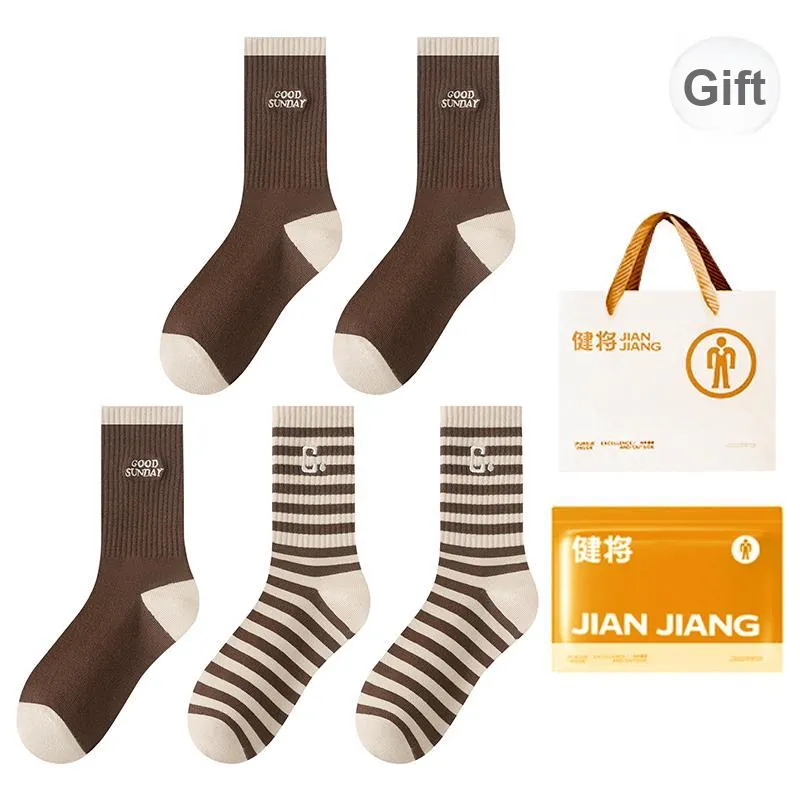 Master Mid Calf Socks Women's Shopping Bag 5 Pack-15