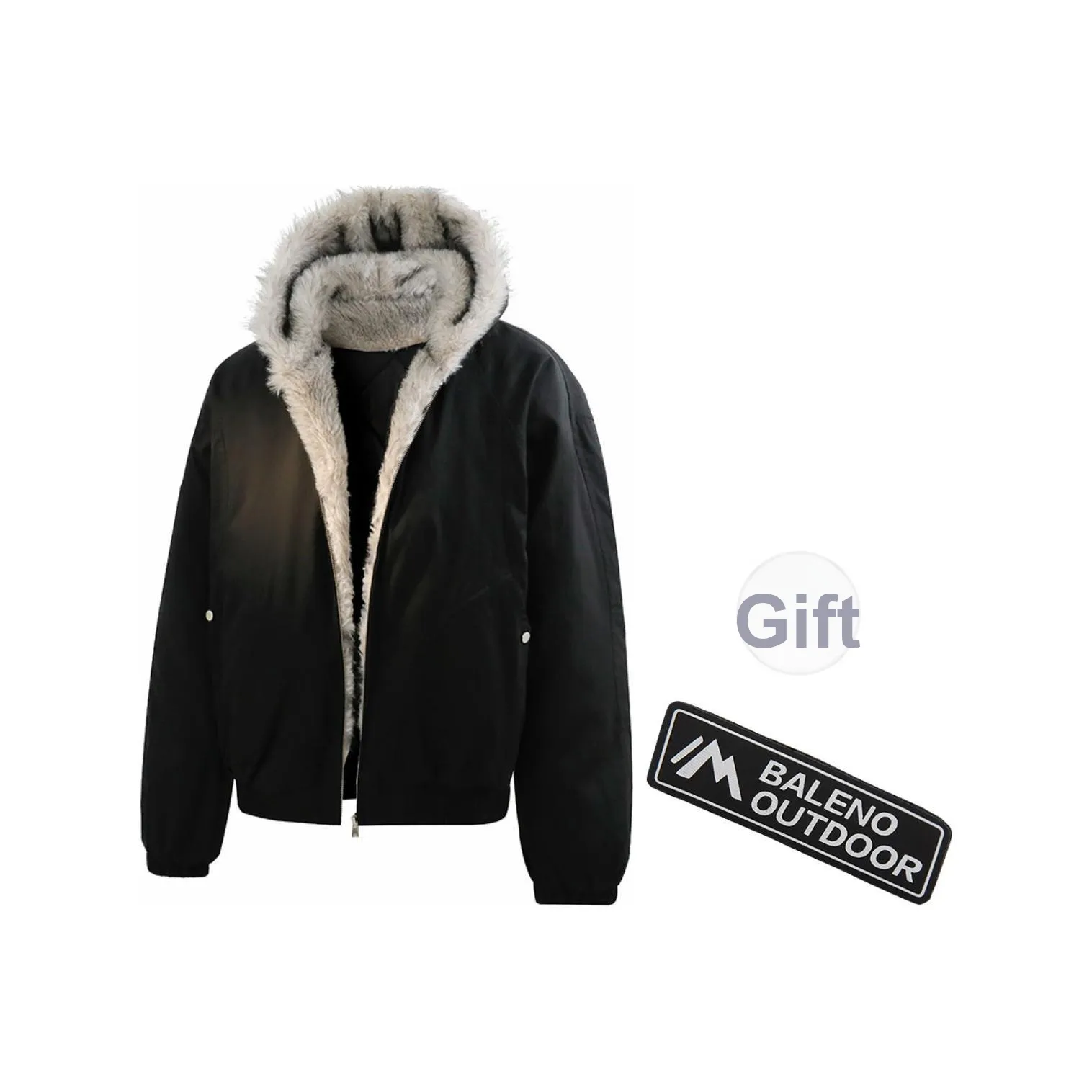 BALENO Хлопковый пуховик пальто унисекс