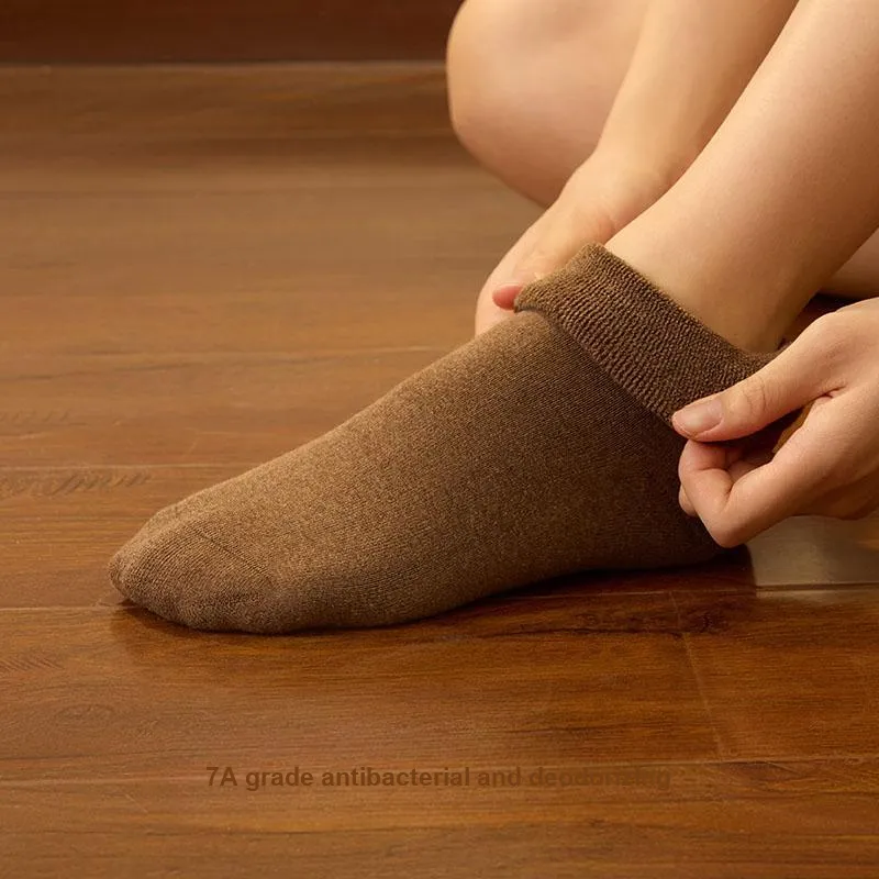 YOUKESHU Mid Calf Socks Women's 3 Pack-3