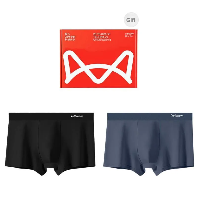 MIIOW Trend Party Series Underpants Men's Shopping Bag 2 Pack-0