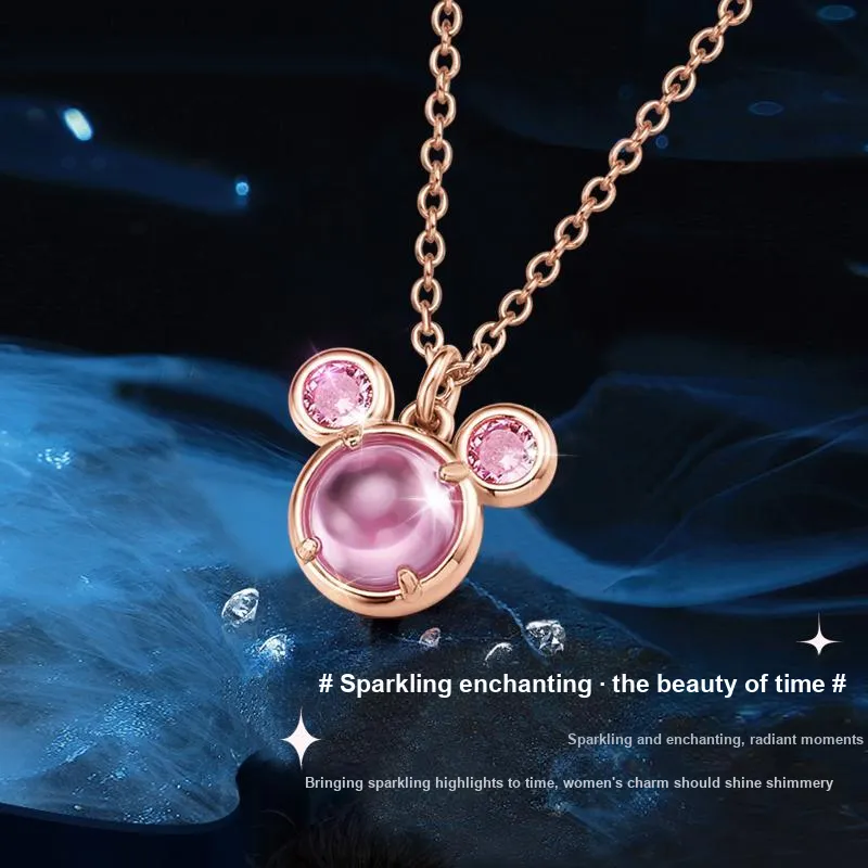 Disney Magic Colors Series S925 Silver Necklaces Women's-50