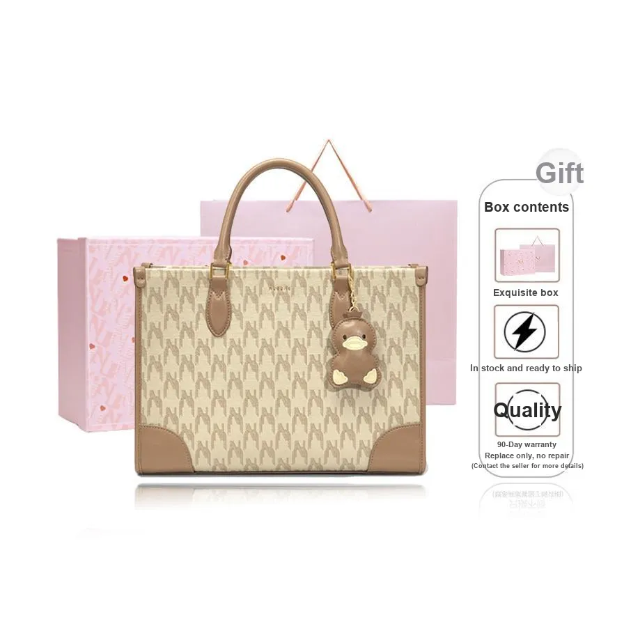 NUCELLE PVC One Shoulder Handbags Large Size Women's Multicolor