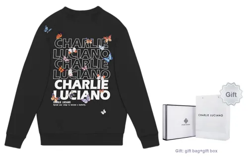 Charlie Luciano Sweatshirts Unisex Black