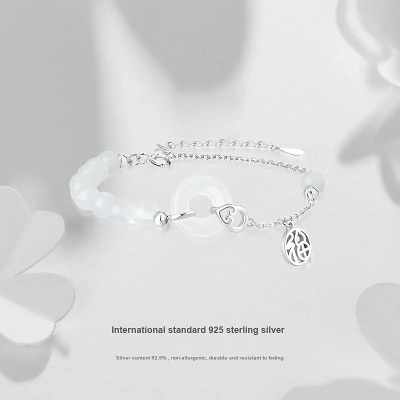 JUICY GRAPE Chalcedony Bracelets Unisex-2