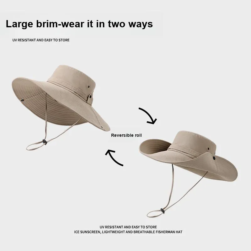 Shizhu Slim And Lightweight Sun Protection Hats Unisex-5