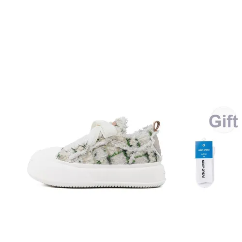 SOAP OPERA Основная коллекция Противоскользящая и износостойкая визуально увеличивающая высоту Низкий топ Повседневный Унисекс Зеленый