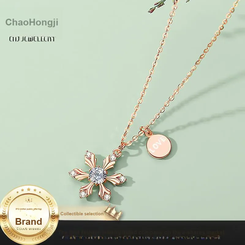 CHAOHONGJI 925 Sterling Silver Necklaces Women's-1