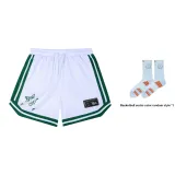 Vintage Green+Basketball Socks