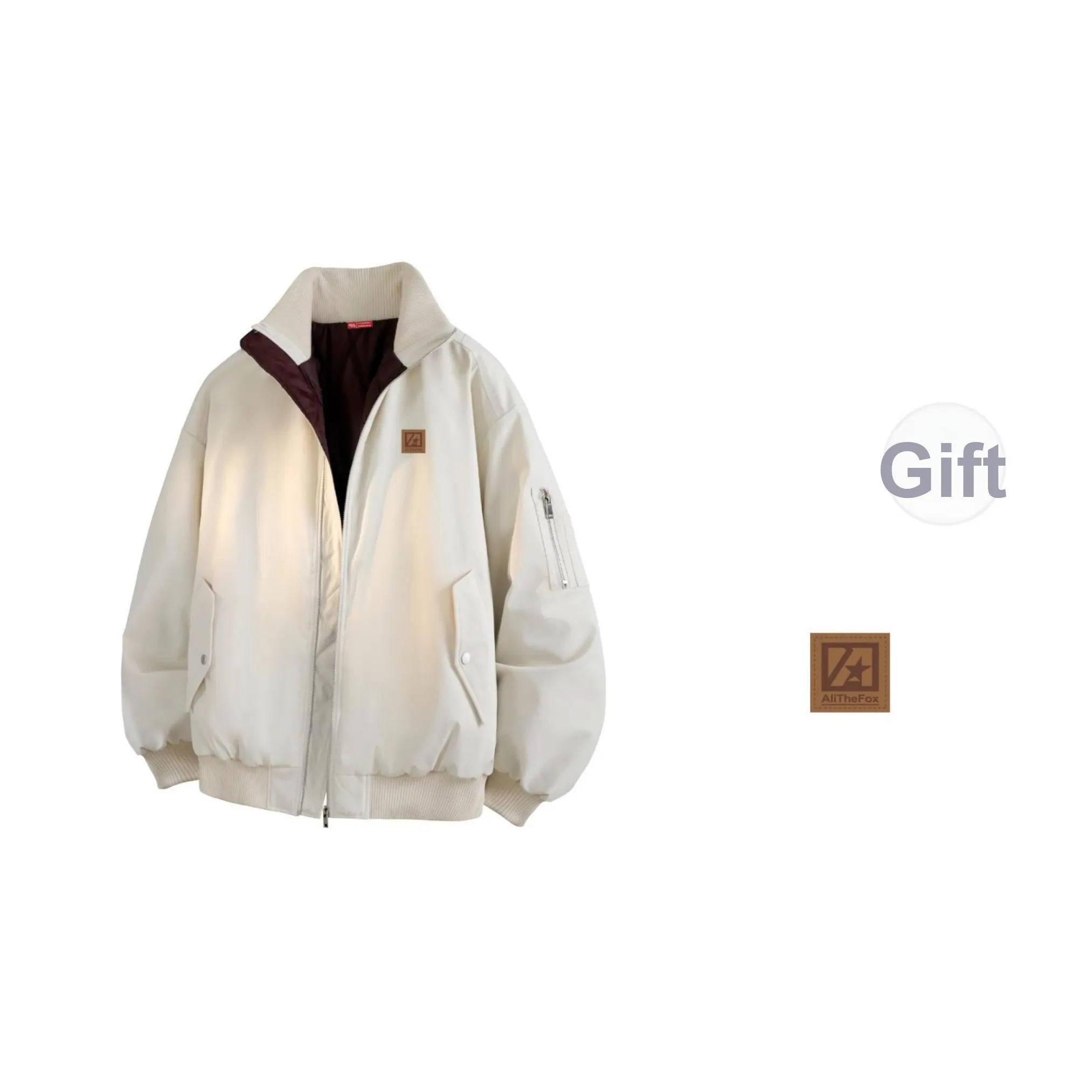 Али Тх Фокс Хлопковый пуховик унисекс