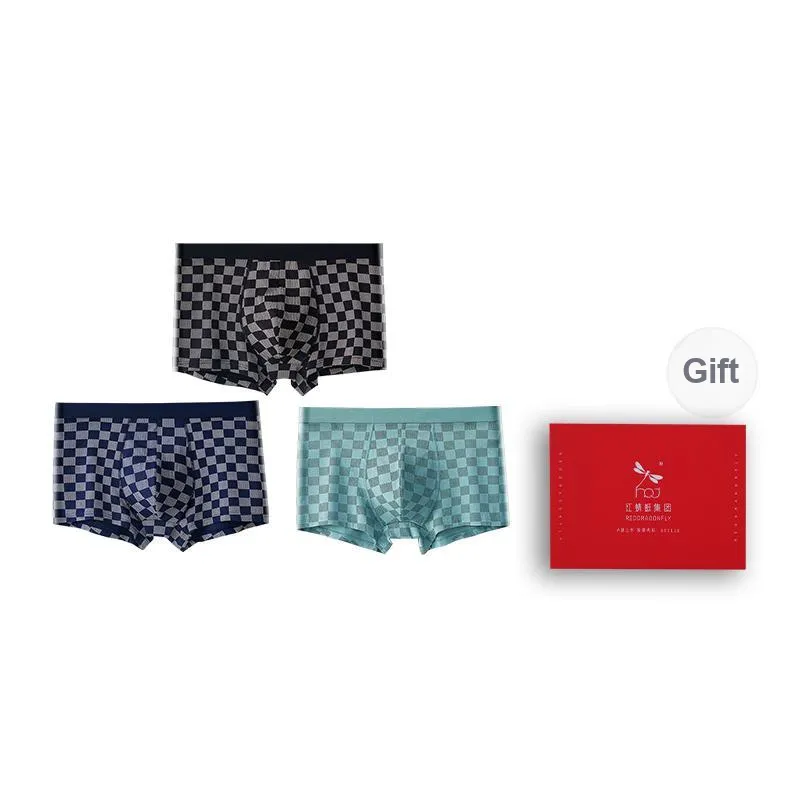 RED DRAGONFLY Underwear Gift Box Men's 3 Pack Gift Box Set-0