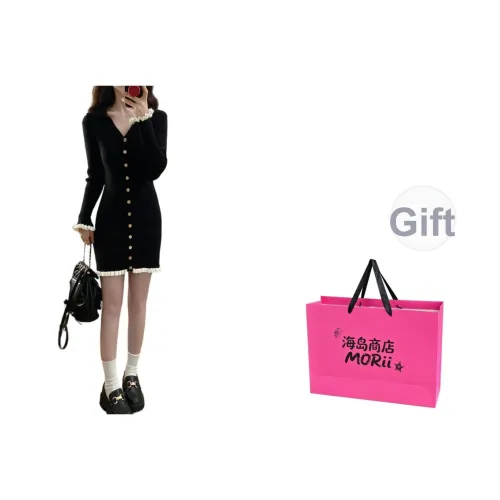 MORii Длинное платье с длинными рукавами женское