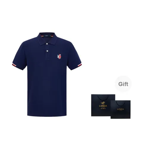 LONDA 1958 Polo Shirt Men's Dark Blue 32 With Shopping Bag Included