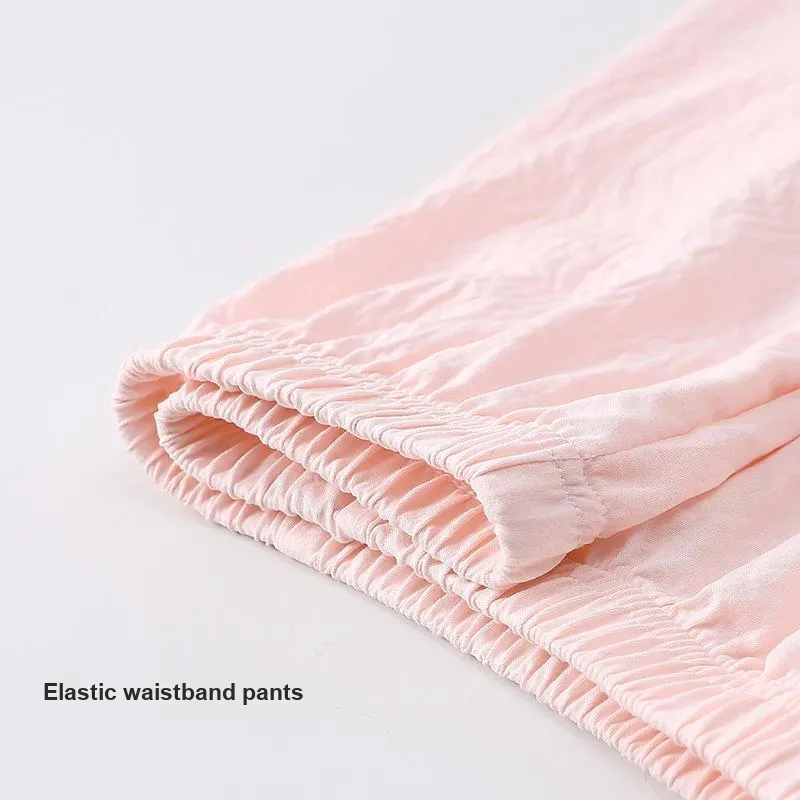 Maultiay Pajama Set Women's Pink-5