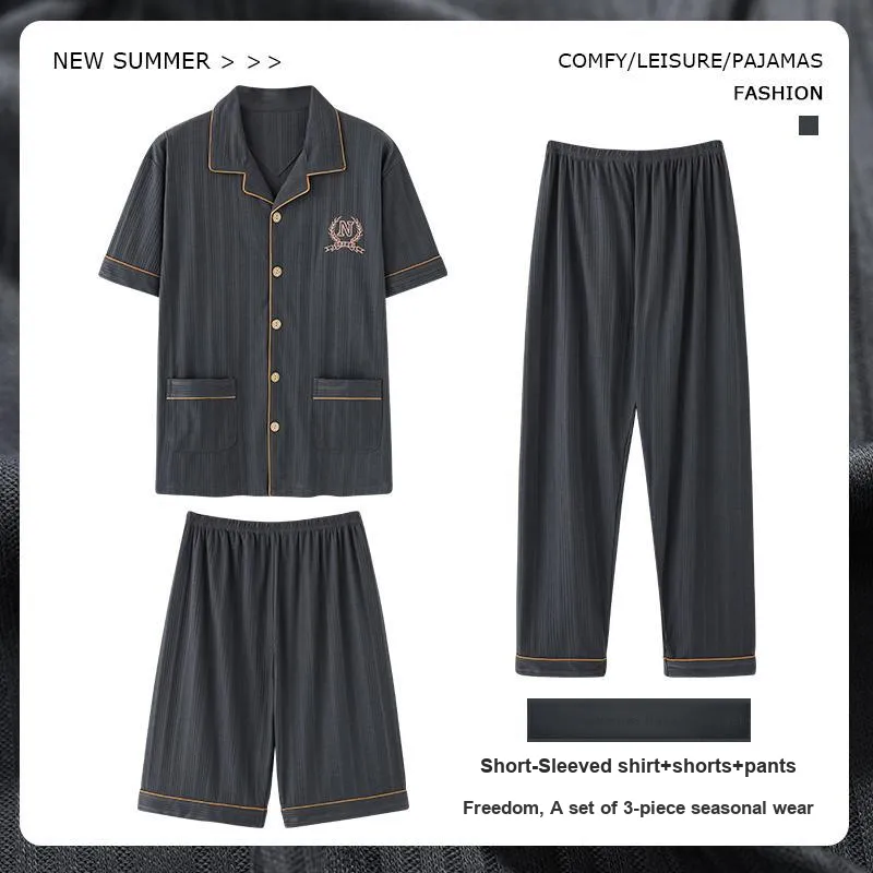 Mulong family Men Pajama Sets-1