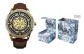 L-5164 Gold Case Black Dial Black Strap