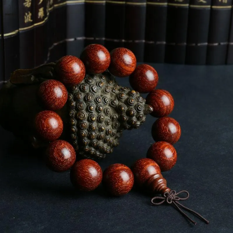 Moon Seal Hundred Rivers Rosewood Precious Wood Bracelets Unisex-1