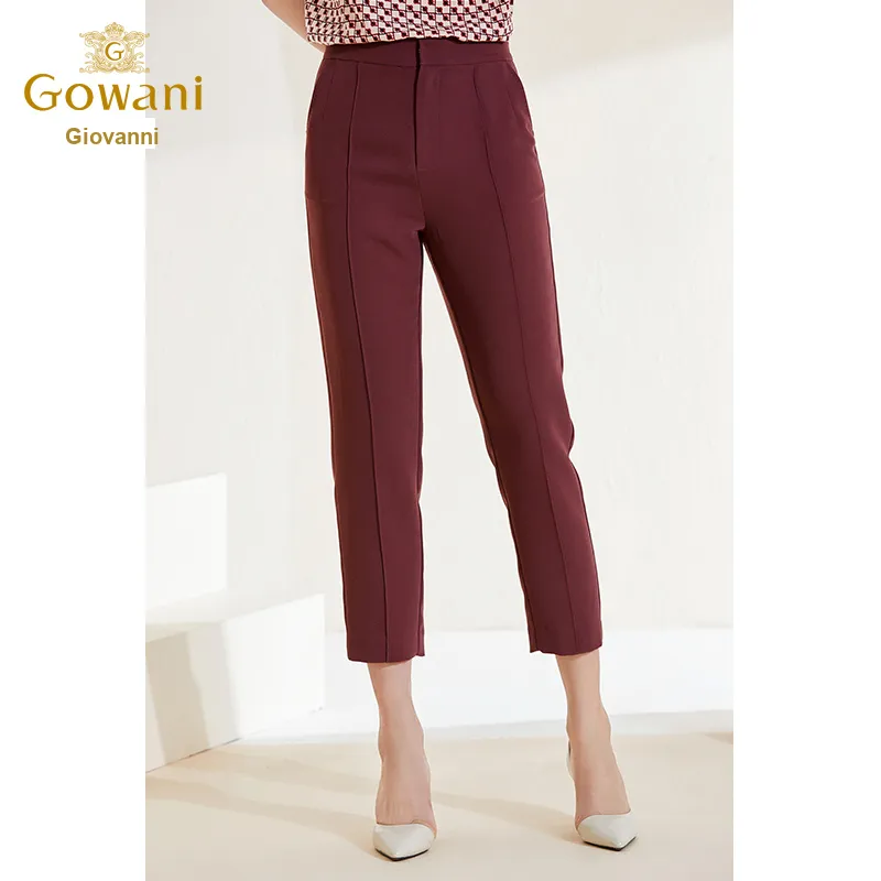 QIAOWANNI 2021 Summer Suit Trouser Women's-2
