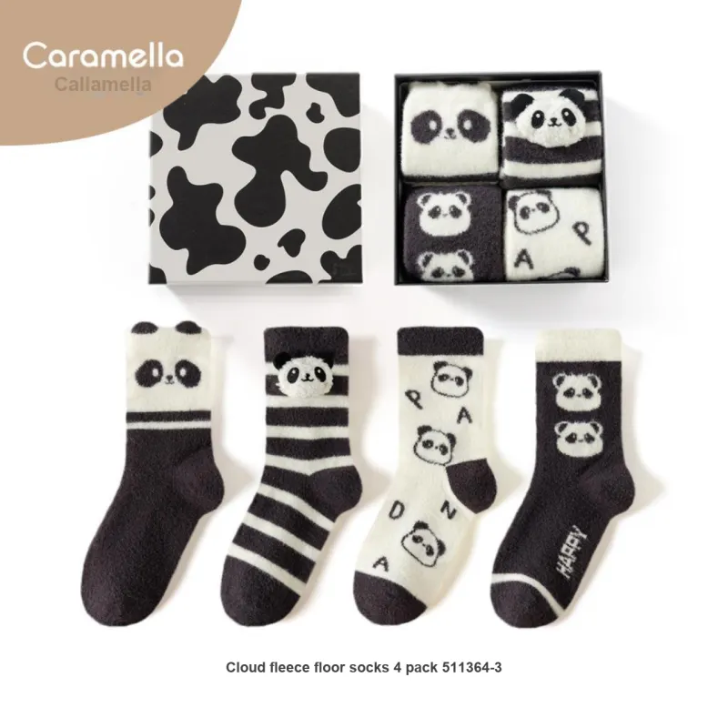 Caramella Mid-Calf Socks Women's Box 4-Pack-11