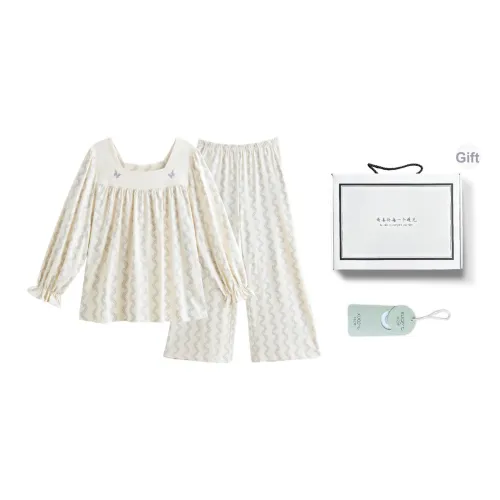 XUANZHITING Пижамный комплект женский Gift Box Set Абрикос