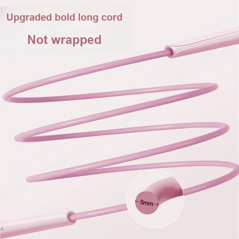 ProSelect Professional Racing Non Countable Jump Ropes Students PVC Rope ABS+PP Controller 3m, Length Adjustable-4