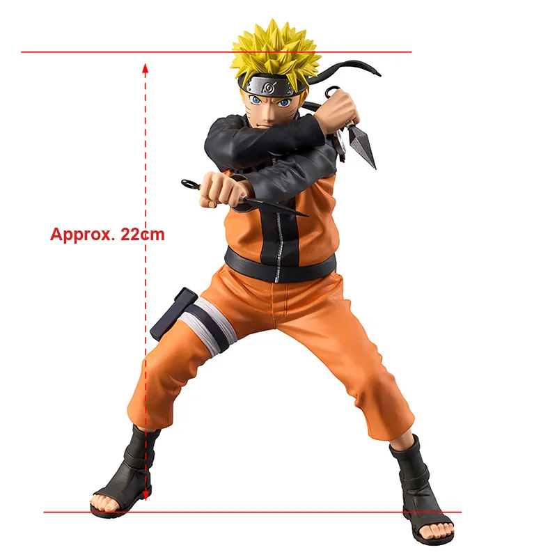 BANPRESTO Naruto Uzumaki NARUTO Glass Factory Grandista Wind Resistant Bonus Gifts 22cm-1