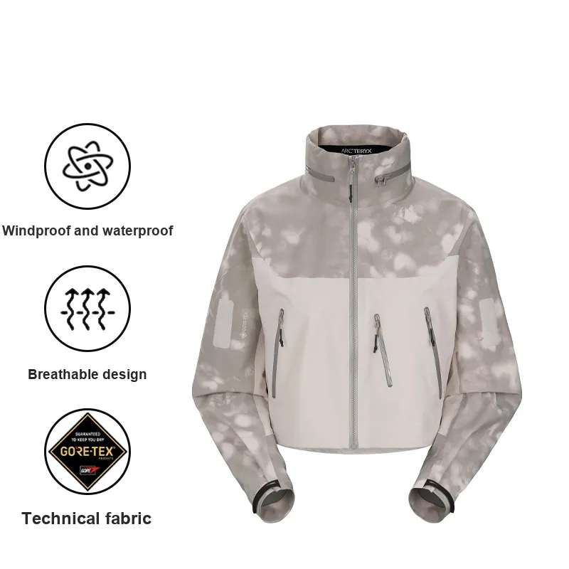 Arc'teryx Women'ss Olena Komorebi Cropped Jacket Salt Flats-8