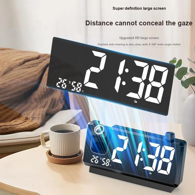 DOULEX Sweeping Seconds Movement Alarm Clock Unisex-3