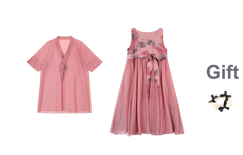 CPAURA Two Piece Skirt Sets Women's-0