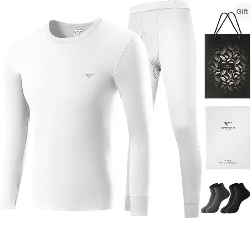 SEPTWOLVES Thermal Set Men's Gift Box Set+Shopping Bag