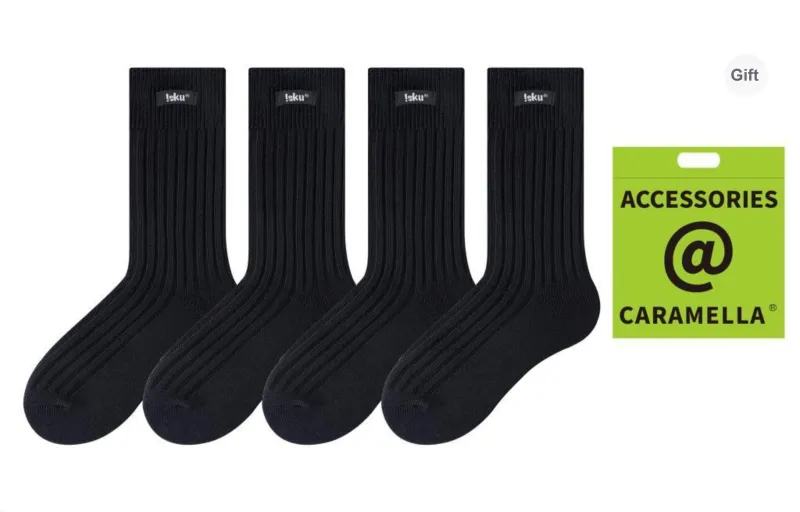 Caramella x Isku Mid Calf Socks Unisex 4 Pack-8