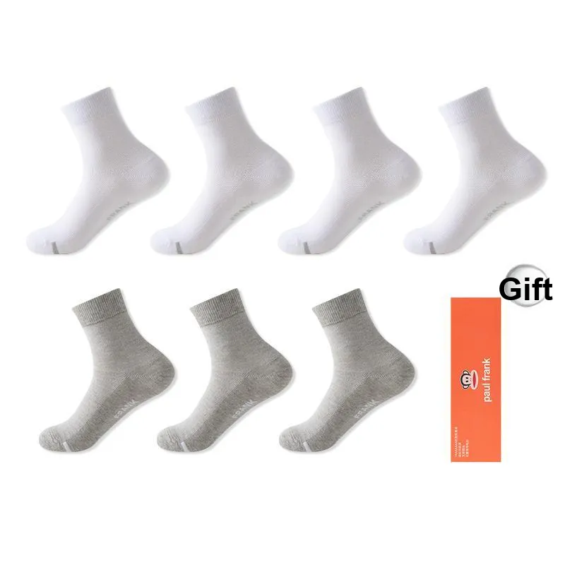 PAUL FRANK Mid Calf Socks Unisex Gift Box 7 Double Packs-36