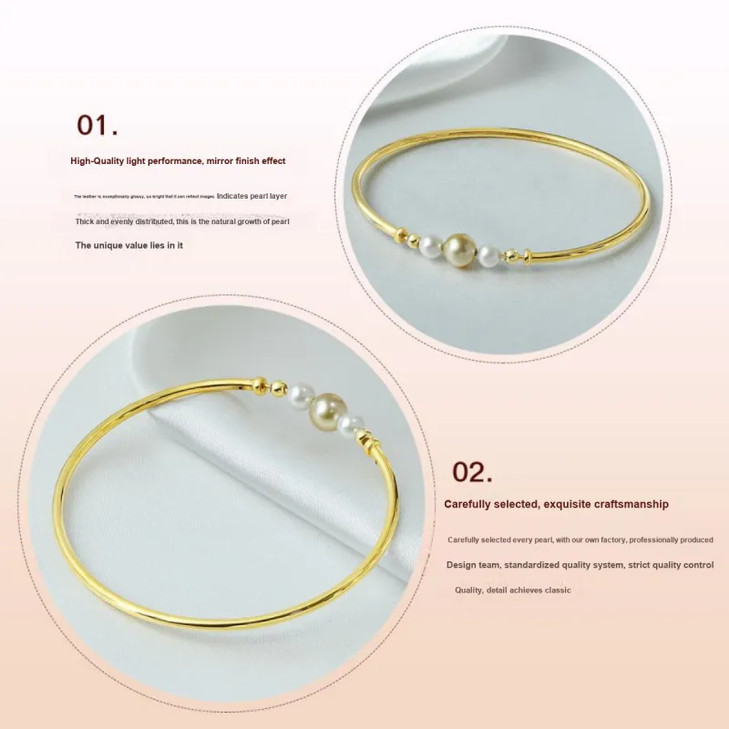 PEARL QUEEN Pearl Bangles Women's-3