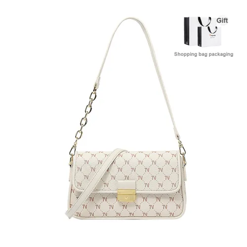 TUCANO PVC Crossbody Bag Small Size Women's Ecru
