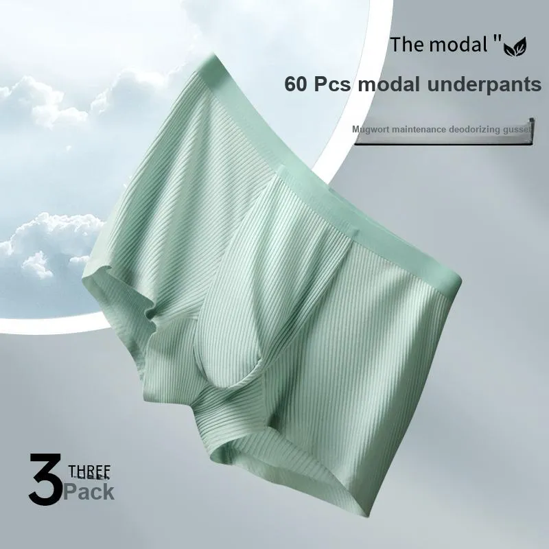 XIA.WA.ZHI.XIU Underpants Men's Shopping Bag 3 Pack-18