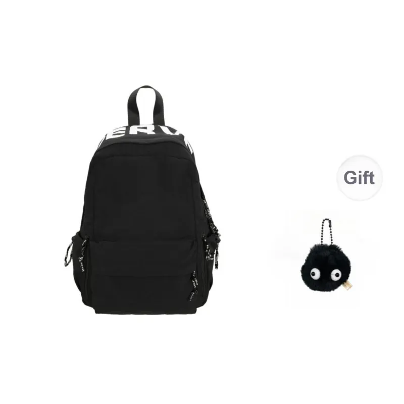 BRABOSTON Nylon Backpack Unisex Black/Red/Coffee/Blue/White-19