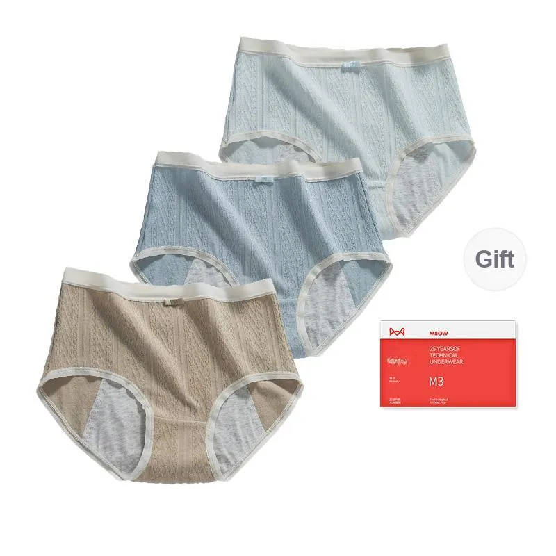 MIIOW Trend Party Series Underpants Women's Shopping Bag 3 Pack-11