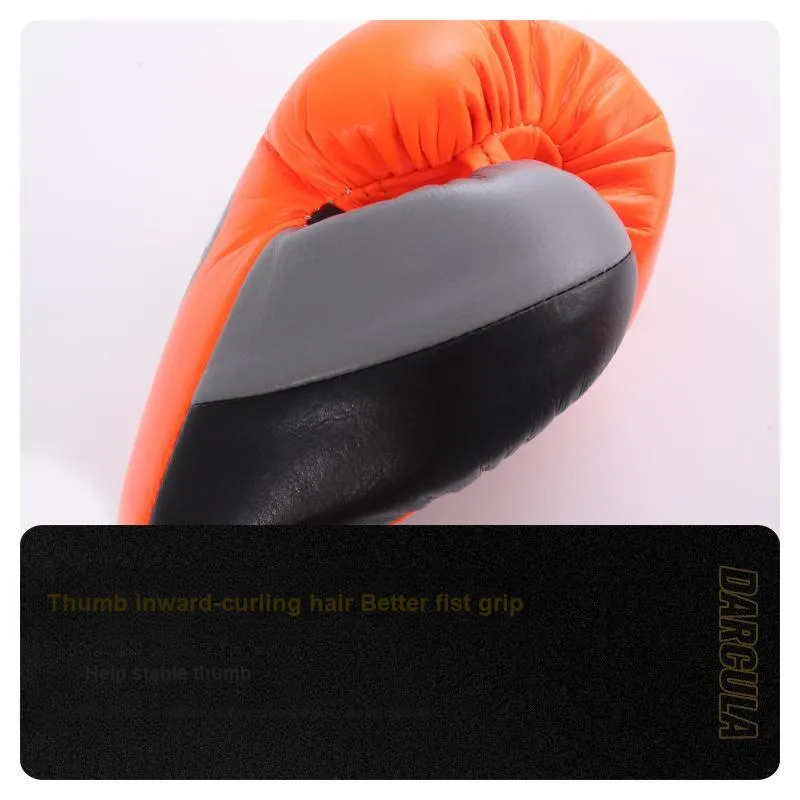 MUAYTHAI DRACULA Boxing Glove Adults Saddle Puff+Latex Mixed Liner Sanda Fighting Training Competition-18