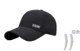 Black Hats & Caps+White Cooling Arm Sleeves