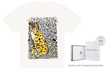 Charlie Luciano Straight T Shirt Unisex White