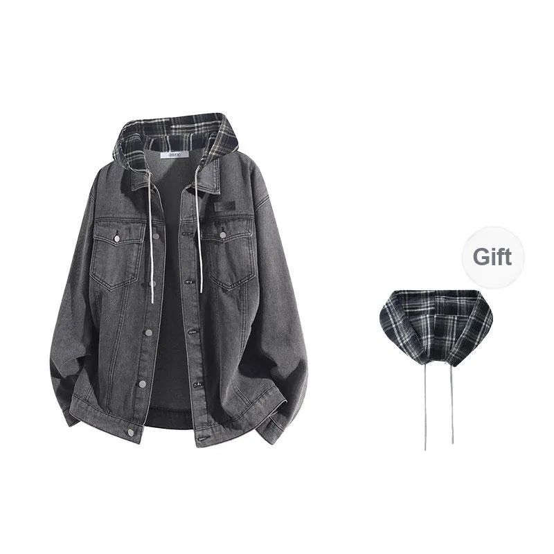 OGEK Denim Jacket Unisex Washed Yellow Mud-4