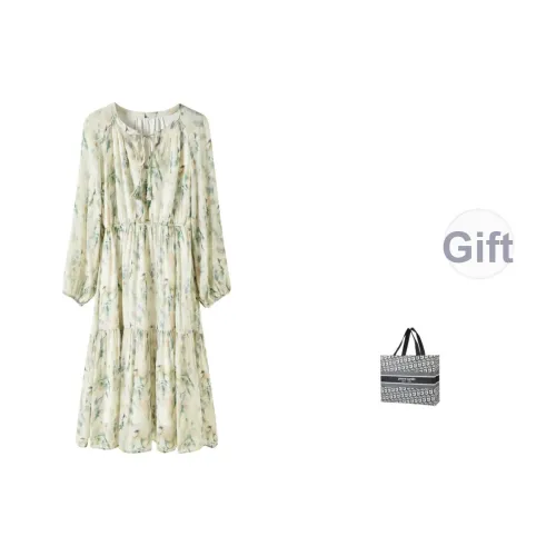 PIERRE CARDIN Длинное платье с длинными рукавами женское